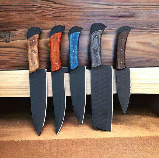 DBC41 Handmade D2 Steel Chef Knives Set